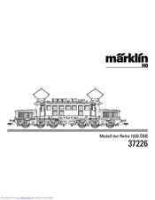 Marklin 37226 User Manual