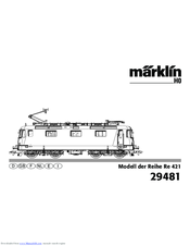 Marklin 29481 User Manual