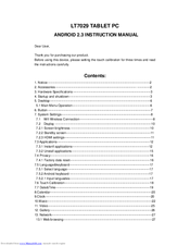 Curtis LT7029 Instruction Manual