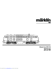 Marklin 37218 User Manual