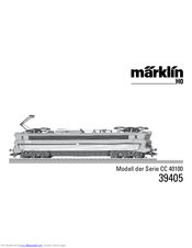 Marklin 39406 User Manual