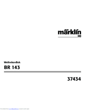 Marklin 37434 User Manual