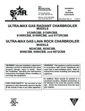 Star 8036CBB Installation And Operating Instructions Manual