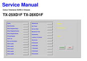 Panasonic TX-25XD1F Service Manual