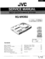JVC X'Eye RG-M10BU Service Manual