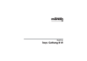 Marklin Gattung B VI User Manual