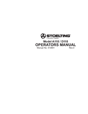 Stoelting A118 Operator's Manual