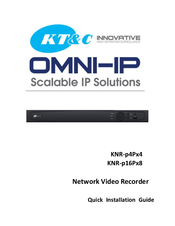 KT&C Omni IP KNR-p4Px4 Quick Installation Manual