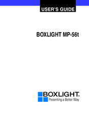 BOXLIGHT MP-56t User Manual