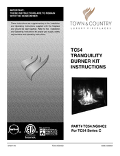 Town & Country Fireplaces TC54.NG04C2 Instructions Manual