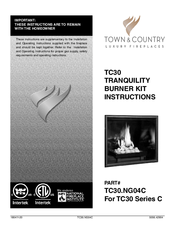 Town & Country Fireplaces TC30.NG04C Instructions Manual