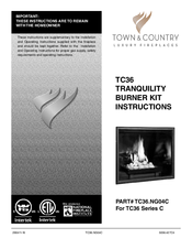 Town & Country Fireplaces TC36.NG04C Instructions Manual