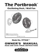 Fanimation FP7948 Series Owner's Manual