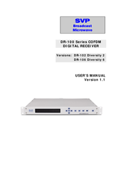 SVP DR-100 Series User Manual