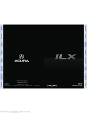 Acura 2016 ILX Owner's Manual