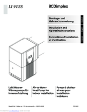 Dimplex LI 9TES Installation And Operating Instructions Manual