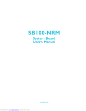 DFI SB100-NRM User Manual