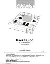 Addonics Technologies HDU11SAS User Manual