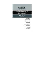 Citizen CDC-312 Instruction Manual