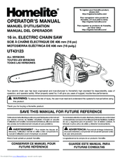 Homelite UT43123 Manuals | ManualsLib