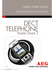 AEG Voxtel Smart 3 Quick Start Manual