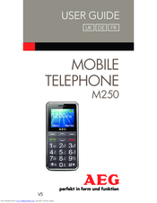 AEG M250 User Manual