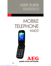 AEG M405 User Manual