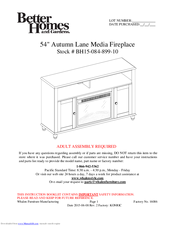 Better Homes BH15-084-899-10 Manual