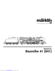 Marklin baureihe 41 User Manual