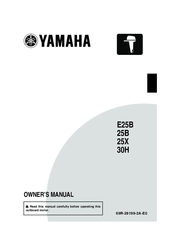Yamaha 25B Owner's Manual