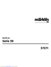 Marklin 37271 User Manual