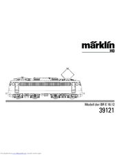 Marklin 39121 User Manual