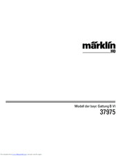 Marklin 37975 User Manual