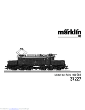 Marklin 37227 User Manual