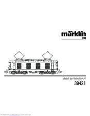 Marklin 39421 User Manual