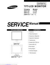 Samsung SyncMaster 171N Service Manual