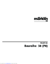 Marklin baureihe 38 User Manual