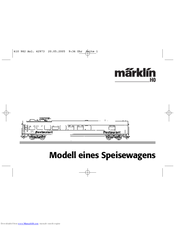 Marklin Speisewagens User Manual