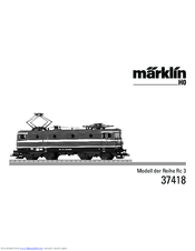 Marklin 37418 User Manual