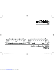 Marklin 39982 User Manual