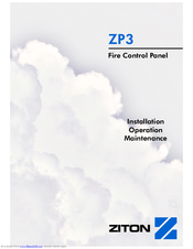 Ziton ZP3 Installation Operation & Maintenance