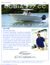 COBIA 2016 277 CC Owner's Manual