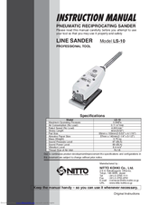 Nitto LS-10 Instruction Manual