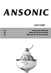 Ansonic CAV170NF Instruction Manual