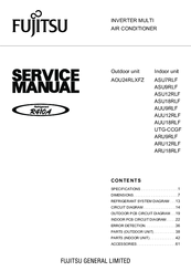 Fujitsu AOU24RLXFZ Manuals | ManualsLib