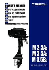 TOHATSU M 3.5B2 Owner's Manual
