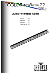 Chauvet COLORado Batten 72 Tour Quick Reference Manual