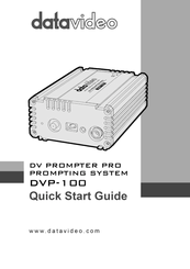 Datavideo DVP-100 Quick Start Manual