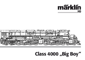 Marklin class 4000 big boy Instruction Manual