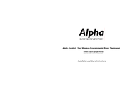 Alpha Comfort 3.022141 Installation And User Instructions Manual